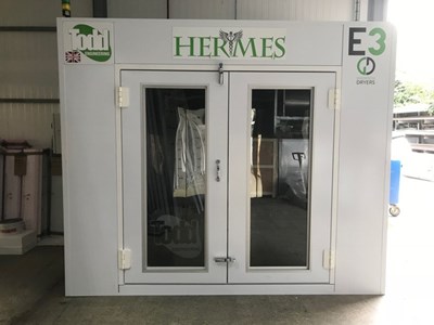 The Hermes greentech booth 