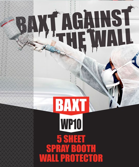 Baxt wall protection for spray booths