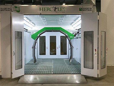 Hercules Spray booth with Green Technology 
