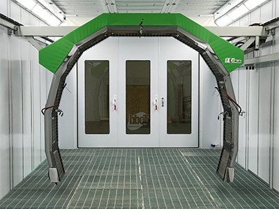 Green technology for faster curing in your spray booth 