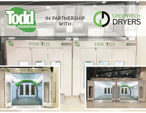 Todd Engineering spray booths with Greentech