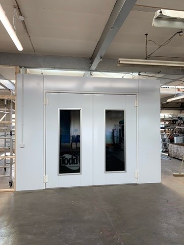 Todd Engineering Olympian spray booth installed at East Midland Airport