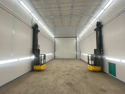 Fully Pneumatic lift range for Spray booths 