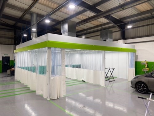 Preparation booth by Todd Engineering