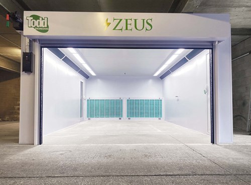 Todd Engineering Zeus all-electric spray booth