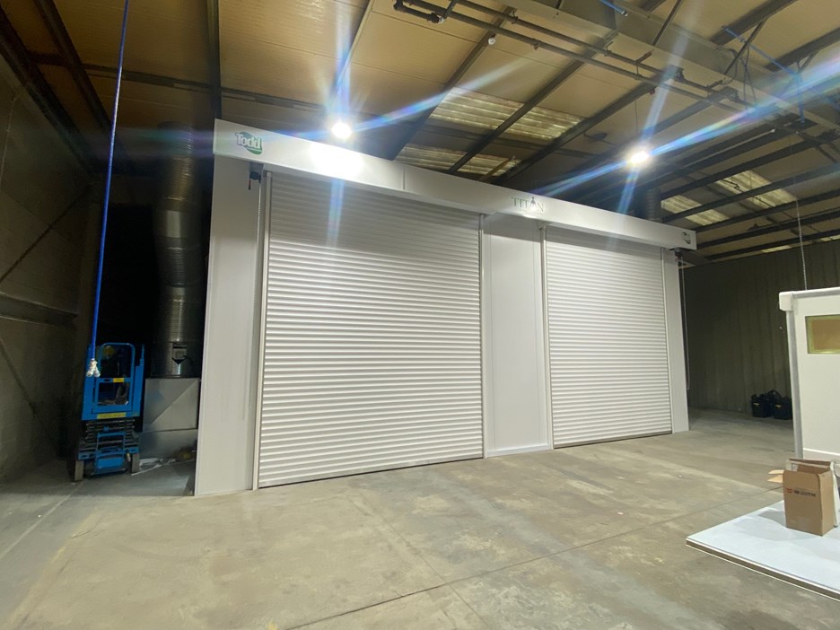 Todd Engineering Twin Titan commercial spray booth