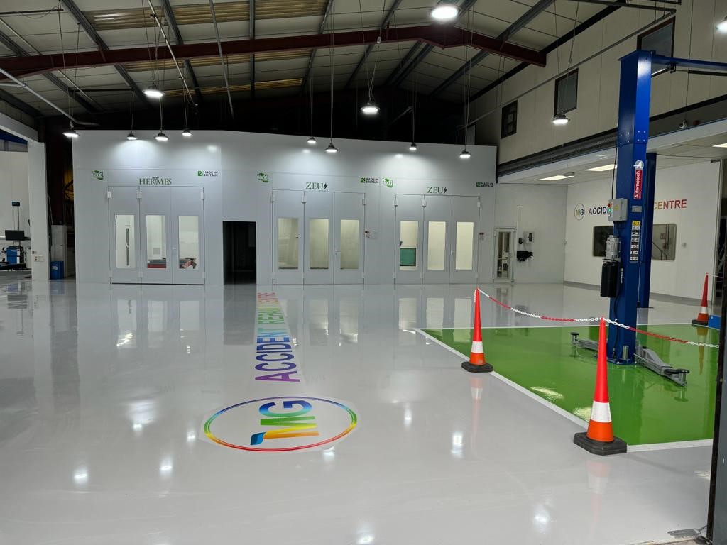 MG Accident Repair Centre installation — 1